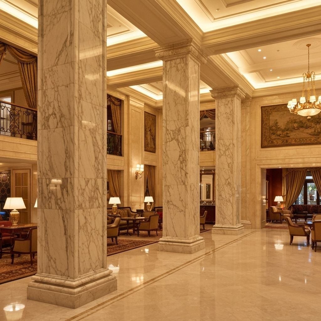 Luxury hotel interior